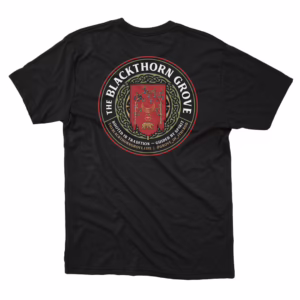 The Blackthorn Grove - Rogue Visual Studios - Custom Apparel Printing Black Shirt Back