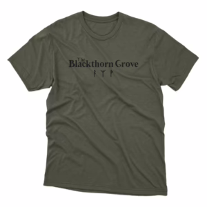 The Blackthorn Grove - Rogue Visual Studios - Custom Apparel Printing Green Shirt Front